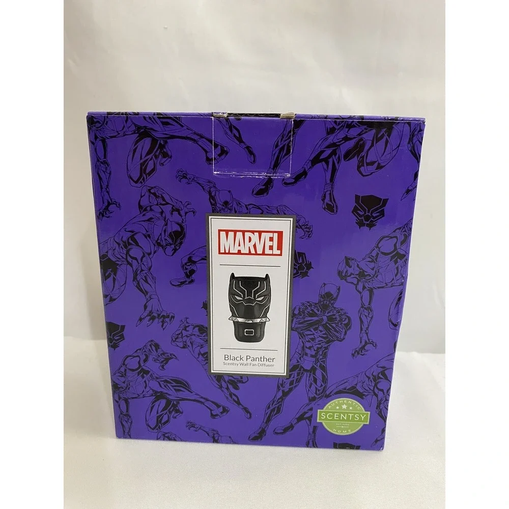 Scentsy Marvel Black Panther Wall Fan Diffuser Plug In Warmer NIB No Pods